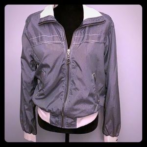 Striped Diesel Bomber Jacket